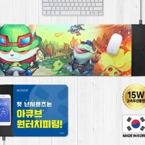 15W 고속 칼라무선충전 마우스패드