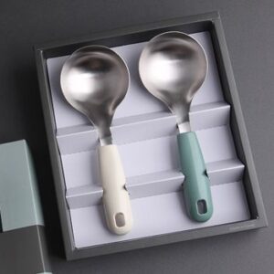 스텐 304국내생산 미니국자 2P 서빙스푼 먹방국자 혼합