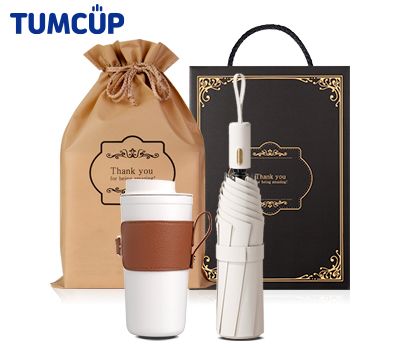 텀컵 우산선물세트 530ml 텀블러 + 3단 자동우산 판촉물