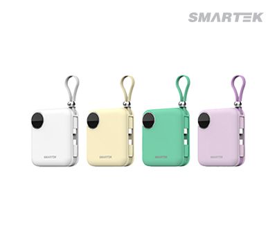스마텍 케이블 일체형 10200mAh 초미니보조배터리